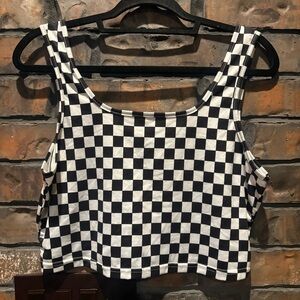 Shein Checkerboard Tank